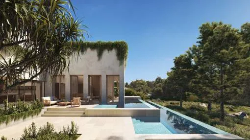 Projekt mit Lizenz für eine wunderschöne Villa in Cala Vinyes