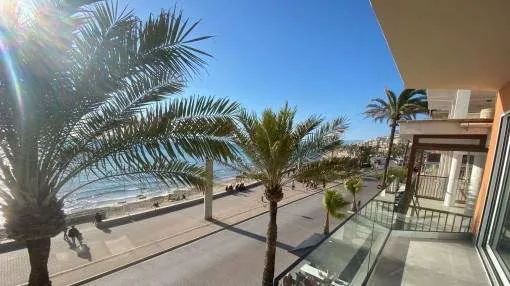 Kernsaniertes Apartment direkt am Strand an der Playa de Palma
