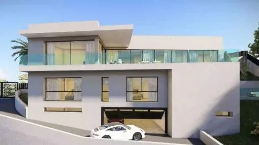 Neubau Villaprojekt mit Pool in Costa d'en Blanes