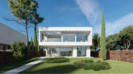Moderne Villa mit traumhaften Garten und Pool in Sol de Mallorca