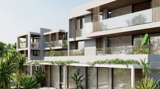 Schöne Neubau Erdgeschosswohnung mit Garten in Portopetro