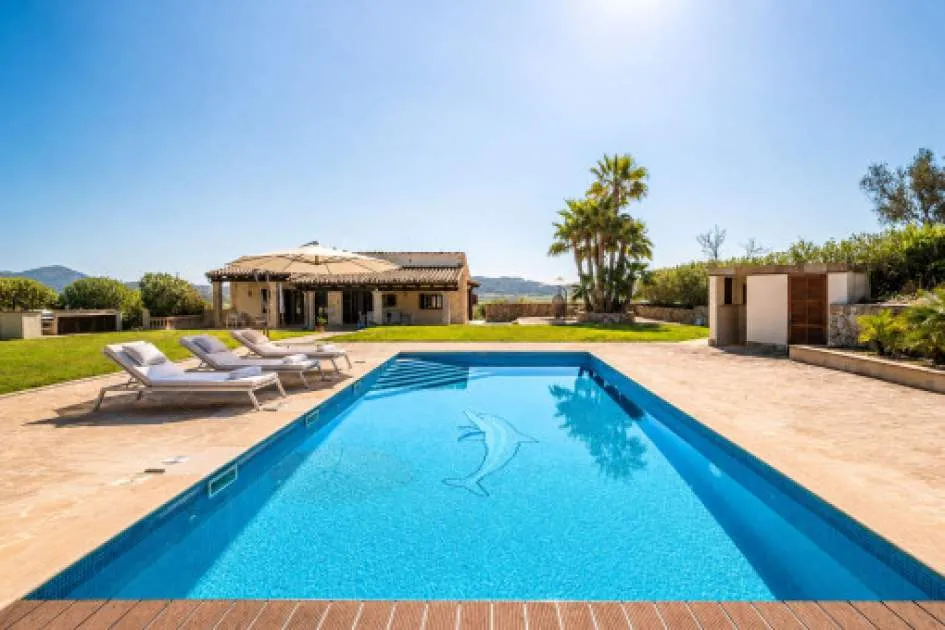 Stilvoll renovierte Finca mit Weitblick, Einliegerwohnung, Garage und Pool nahe Sineu Stilvoll renovierte Finca mit Weitblick, Einliegerwohnung, Garage und Pool nahe Sineu