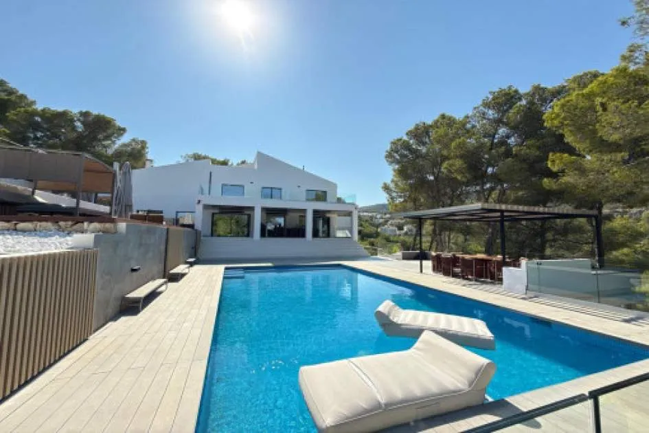 Exklusive Villa in Cas Català mit Meerblick, Pool, Kino und Fitnessraum Exklusive Villa in Cas Català mit Meerblick, Pool, Kino und Fitnessraum