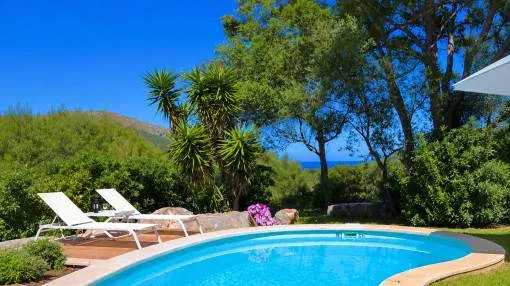 Charmante Villa mit Pool bei Cala Ratjada verfügbar zur Saisonmiete