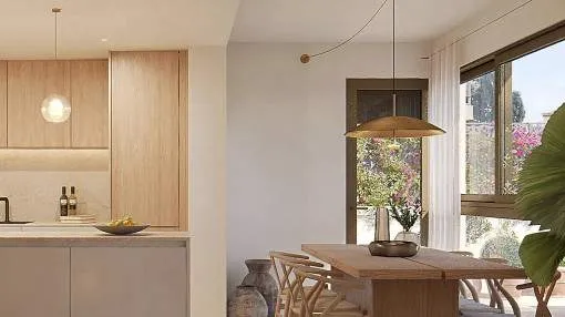 Schöne Garten-Neubauwohnungen mit Gemeinschaftspool, Garage und Abstellraum in Cala Millor