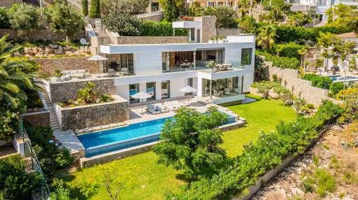 Hochwertiges Wohnen in Port d’Andratx – moderne Villa im mediterranen Stil mit großzügigem Garten