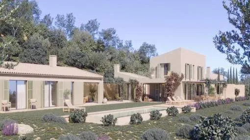 Einzigartiges Grundstück mit spektakulärem Meerblick und Bauprojekt in Manacor