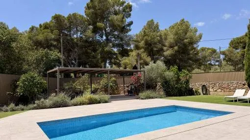 Haus zur Langzeitmiete in Cala Pi – helles Wohnen mit Terrasse, Garten und Pool