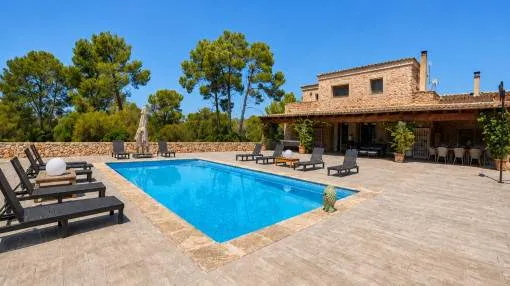 Geräumige Finca mit Gästehaus, Pool und viel Privatsphäre in der Nähe von Algaida
