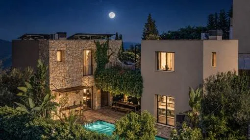 Einzigartiges Architektenhaus mit Meerblick in Gènova – ökologisch, modern und voller Charakter