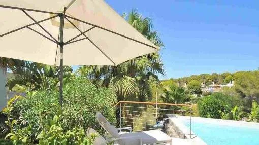 Modern villa with pool and light flooded rooms in Sol de Mallorca Modern villa with pool and light flooded rooms in Sol de Mallorca