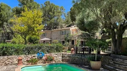Idyllic country finca with pool and garden in S'Arraco, Andratx