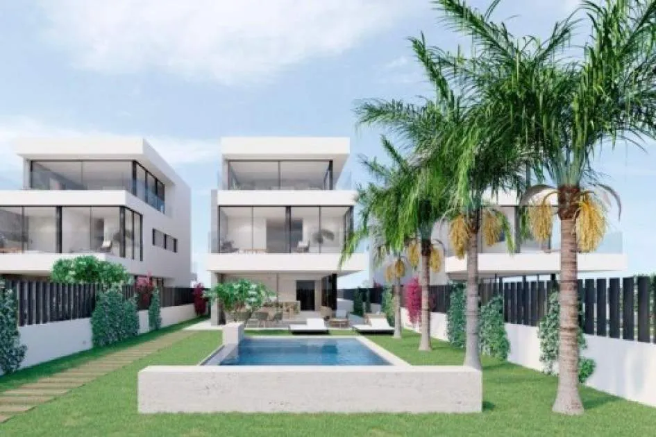 Newly-built project including the construction of a modern, minimalistic villa on the 1st sea line of Llenaire Newly-built project including the construction of a modern, minimalistic villa on the 1st sea line of Llenaire