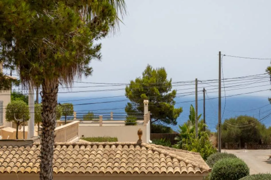 Tasteful newly built villa with stunning sea views, pool and beautiful terrace in S'Amarador