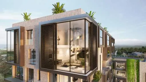 Spektakuläre Neubauapartments in Palma mit außergewöhnlichem Design