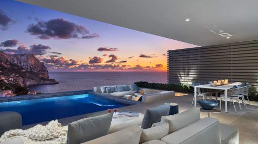 Hochwertiger Neubau mit außergewöhnlichem Design und einzigartigem Meerblick in Puerto de Andratx Hochwertiger Neubau mit außergewöhnlichem Design und einzigartigem Meerblick in Puerto de Andratx