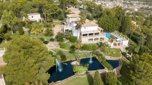 Einzigartiges Anwesen in einer bester Lage von Gènova mit herrlichem Blick auf Palma de Mallorca und die Bucht