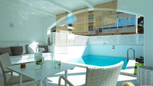 Top modernes Duplex mit privatem Pool in Can Picafort