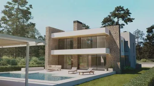 Atemberaubende neu gebaute freistehende Villa in Puerto de Pollença zu verkaufen
