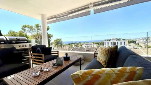 Wunderschöne Wohnung mit Meerblick in Bonanova. Wunderschöne Wohnung mit Meerblick in Bonanova.