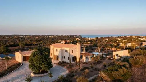 Neubaufinca mit Meerblick in Cala llombards