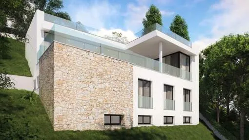 Moderne Neubau-Villa in ruhiger Lage von Costa d'en Blanes