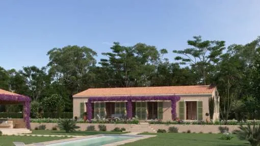 Neugebautes Landhaus in Cas Concos