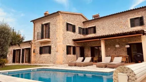 Wunderschönes Haus in Es Capdellà mit Landschaftsblick, Garten und Pool