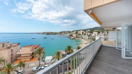 Modern renovierte Wohnung mit offenem Meerblick bei Palma kaufen