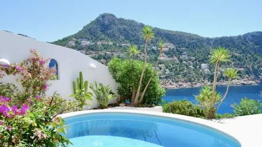 2-Schlafzimmer-Wohnung mit privatem Pool und spektakulärer Aussicht an der Costa d'Andratx