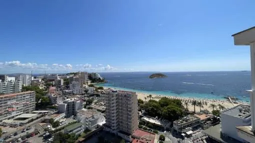 Penthouse mit Panoramablick auf das Meer in Magaluf