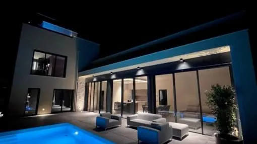 "Moderne Villa mit Pool in der Nähe des Hafens von Sa Ràpita und des Strandes Es Trenc"