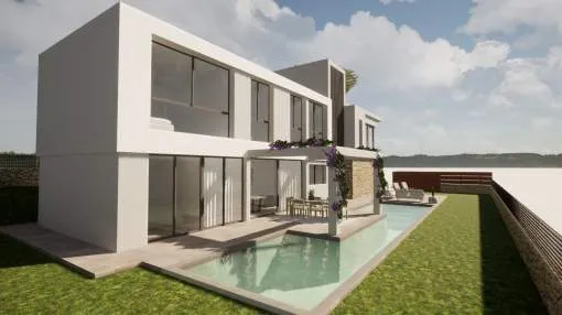 Neu gebaute Villa an der Küste von Llucmajor