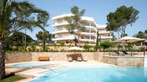 Neues Top-Apartment mit herrlichem Meerblick in einer ruhigen Residenz in Sol de Mallorca