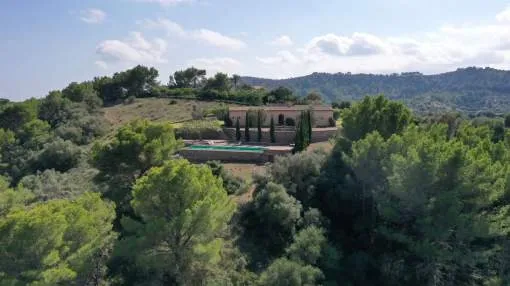 Paradiesische Finca mit 360º Blick auf Mallorca