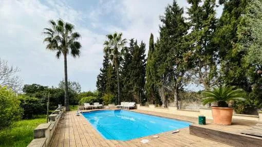 Freistehendes Haus in Algaida mit Garten und Schwimmbad