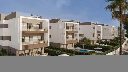 Neubau Apartments und Maisonette Wohnungen direkt am Meer