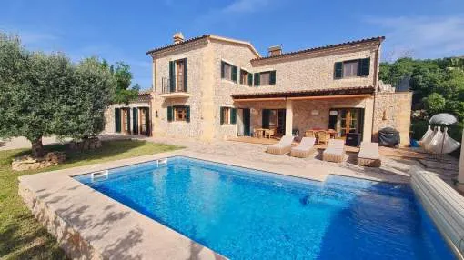 Wunderschönes Haus in Es Capdellà mit Landschaftsblick, Garten und Pool