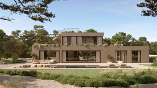 Exklusive Villa im Bau in Son Gual Exklusive Villa im Bau in Son Gual