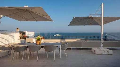 Luxuriöses Meerblick-Apartment in Puerto Portals mit atemberaubendem Hafenblick und einer einzigartigen Lage Luxuriöses Meerblick-Apartment in Puerto Portals mit atemberaubendem Hafenblick und einer einzigartigen Lage