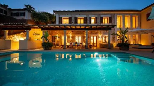 Exklusive Luxusvilla mit Meerblick in Toplage am Golfplatz von Pollensa Exklusive Luxusvilla mit Meerblick in Toplage am Golfplatz von Pollensa