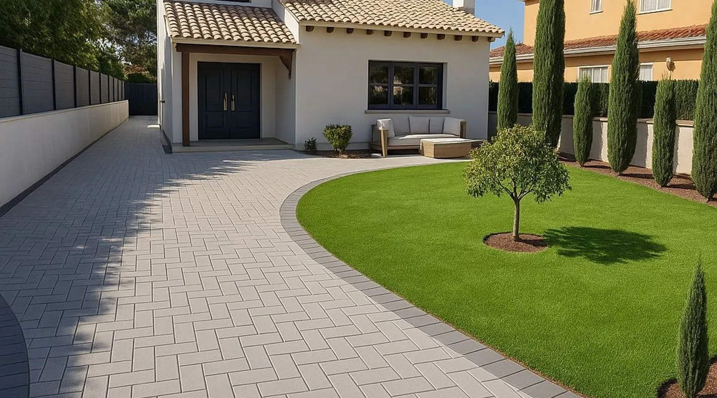 Modernisierte Villa im zeitgenössischen Stil mit privatem Pool