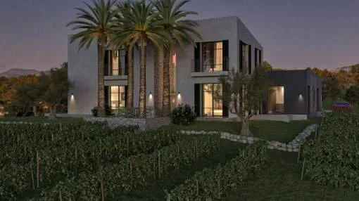 Grundstück in Moscari mit Lizenz und Tramuntana-Blick