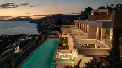 Spektakuläre neu gebaute Luxusvilla mit Meerblick in Puerto de Andratx.