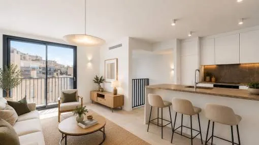 Duplex-Penthouse mit großzügigen Terrassen in Santa Catalina