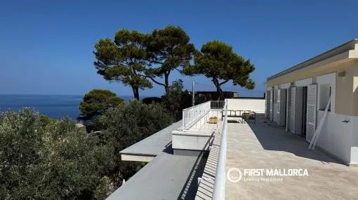 Renoviertes Apartment mit großer Meerblick-Terrasse in Puerto de Soller