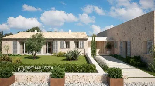 Exklusive Neubaufinca mit Meerblick in der Nähe von Cala Romántica