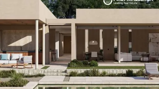 Große eingeschossige Villa am Golfplatz von Son Vida