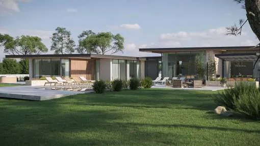 Neues Bungalow-Villenprojekt in Santa Ponsa Golf