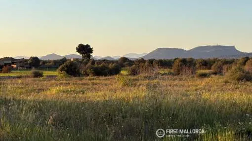 Baugrundstück mit Finca-Projekt und Weitblick bei Campos